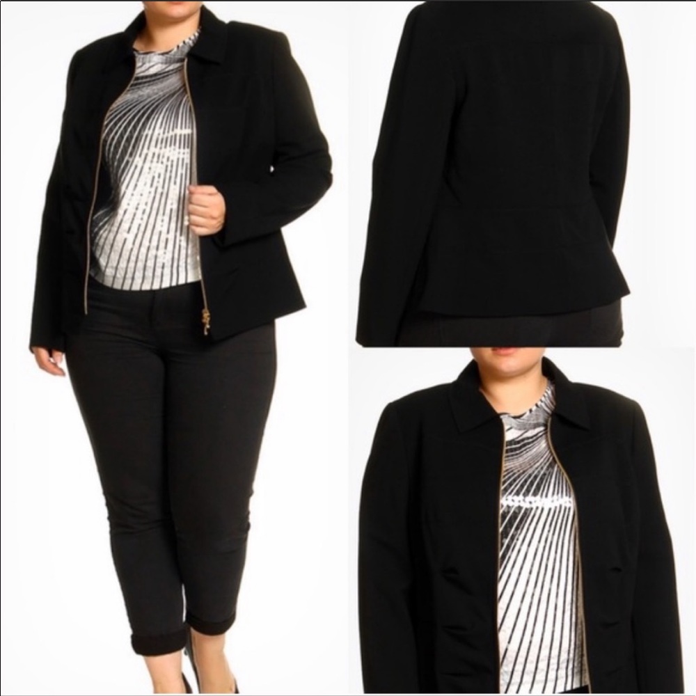 Escada Rouched Double Zip Jacket - image 1